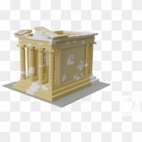 Greek Temple Lego Instruction, HD Png Download - nike .png