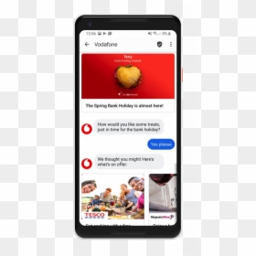 Rcs Messaging Example Vodafone, HD Png Download - 25% png