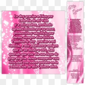 - Agradecimiento De Una Quinceañera Para Dios , Png - Agradecimiento A Dios De Quince Años, Transparent Png - quinceañera png