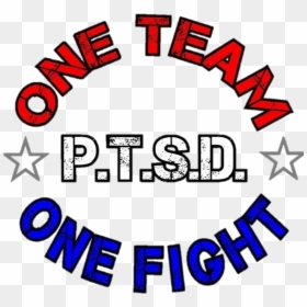 One Team One Fight 4 Ptsd - Circle, HD Png Download - tom petty png