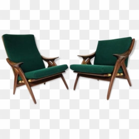 Set Of Vintage Chairs Mid Century Gelderland The Star - Chair, HD Png Download - vintage couch png