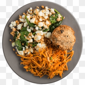 Healthy Meal - Food Top View Png, Transparent Png - tostada png