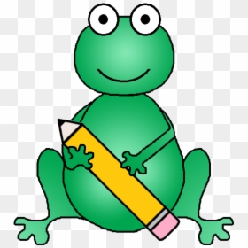 Back To School Clipart Frog - Clip Art, HD Png Download - back to school clipart png