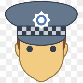 Uk Police Officer Icon, HD Png Download - police badge icon png