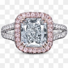 Internally Flawless Light Blue Diamond Ring, - Pre-engagement Ring, HD Png Download - light ring png