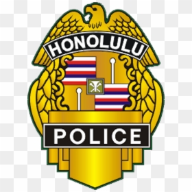Honolulu Pd Retired Memorial - Hawaii Police Department Logo, HD Png Download - police badge icon png