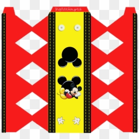 Kit Aniversário De Personalizados Tema Mickey Mouse - Kit Digital Azul E Branco, HD Png Download - caixa png