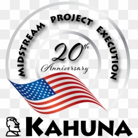 Kahuna 20 Year Logo V2 Black - Kennedy Space Center, Apollo-saturn V Center, HD Png Download - bronco png