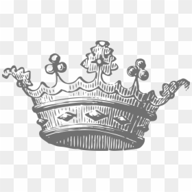 Dibujo De La Corona De La Reina Elizabeth, La Reina - Crowns Drawing, HD Png Download - corona vector png