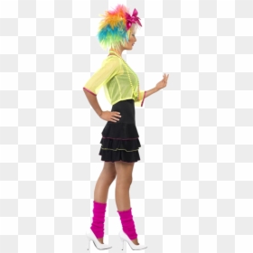 Bad Taste Outfit Frau, HD Png Download - afro wig png