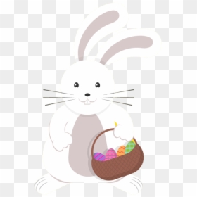 Easter Bunny Rabbit Christmas - Domestic Rabbit, HD Png Download - bunny vector png