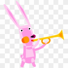 Transparent Rabbit Vector Png - Cartoon, Png Download - bunny vector png