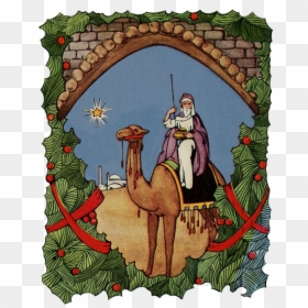 Vintage Christmas Scenery - Cartoon, HD Png Download - vintage ornaments png