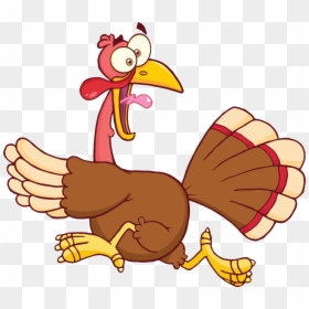 Spend $125 Or More & Receive A Free Turkey - Turkey Running, HD Png Download - funny turkey png
