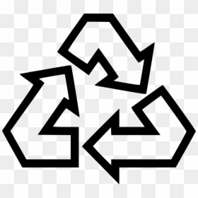Recycle - Walk Cycle Or Take Public Transport, HD Png Download - white recycle symbol png