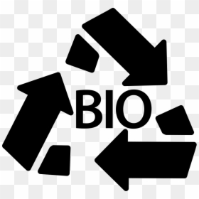 Bio Mass Recycle Symbol - Recycle Bio Symbol, HD Png Download - white recycle symbol png