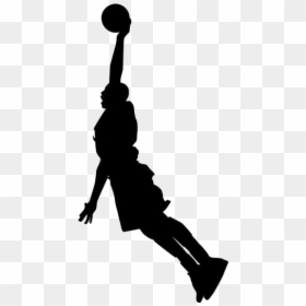 Basketball Defense Png, Transparent Basketball Defense - Basketball Black And White Slam Dunk, Png Download - defense png