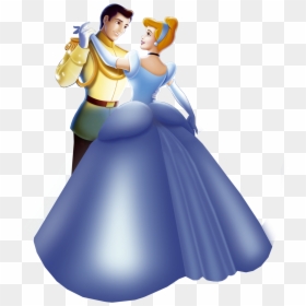 Transparent Principe Png - Cartoon Cinderella And Prince, Png Download - principe png