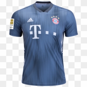 Robert Lewandowski - Bayern Home Jersey Longsleeve 18 19, HD Png Download - robert lewandowski png