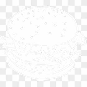 White Clip Art At - Illustration, HD Png Download - burger vector png