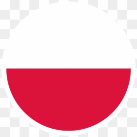 Robert Lewandowski - 9 - Teamlogo - Poland Flag Round - Poland Round Flag Vector, HD Png Download - robert lewandowski png