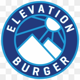 Elevationburger Seal Black Rgb - Elevation Burger Logo, HD Png Download - burger vector png