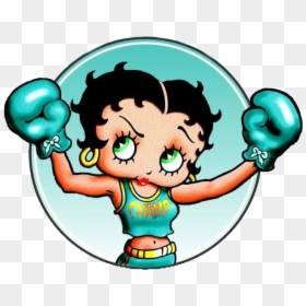 Betty Boop Green Bay Packers, HD Png Download - ovarian cancer ribbon png