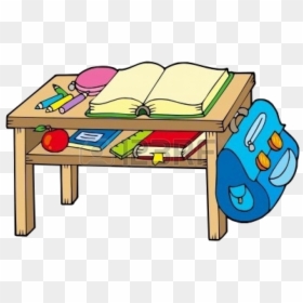 School Clipart At Getdrawings Free For Personal Use - School Desk Clipart, HD Png Download - couch clipart png