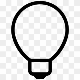 Light Icon Itus A Logo Of Globe Bulb Reduced To A Light - Incandescent Light Bulb, HD Png Download - light bulb png icon