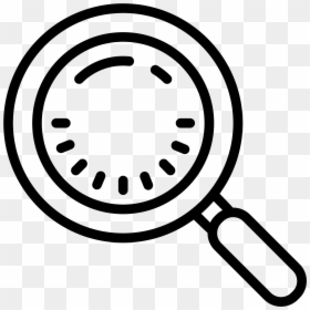 This Icon Is Supposed To Represent A Magnifying Glass, HD Png Download - glass vector png
