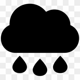 Clipart Rain Dark Cloud - Dark Cloud Icon, HD Png Download - gota png