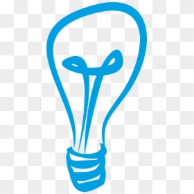 Light Bulb Graphic Blue, HD Png Download - light bulb png vector