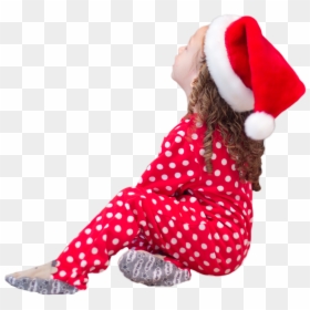 Little Girl Santa Hat Christmas - Niña Navidad Png, Transparent Png - christmas hat transparent png