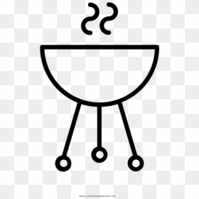 Bbq Coloring Page - Pendulum Symbol, HD Png Download - churrasco png