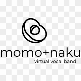 Momo Naku Logo Black - Line Art, HD Png Download - momo png