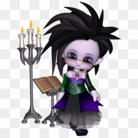 Fille Gothique - Betty Boop Punk, HD Png Download - gothic candles png