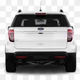 Clipart Car Back - 2014 Ford Explorer Rear, HD Png Download - car back view png