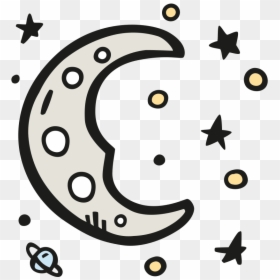 Moon Dreamy Icon - Dreamy Icons, HD Png Download - moon outline png