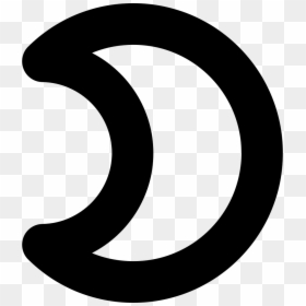 Clip Art, HD Png Download - moon outline png