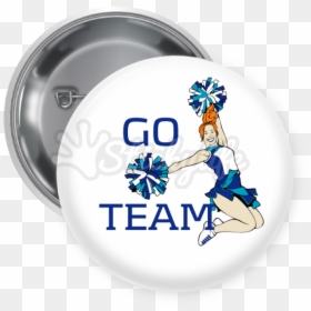 Go Team Pin Backed Button - Save The Turtles Pin, HD Png Download - go button png