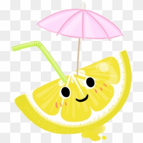 Juice Lemon Cartoon Hd Image Free Png Clipart - Umbrella, Transparent Png - lemon clipart png