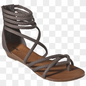 Leather Sandal Ladies Png Image - Sandals With Transparent Background, Png Download - ladies png