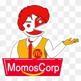 Ronald Mcdonald Face Png Vector - Marcas De Agua Momos Corp, Transparent Png - ronald mcdonald face png