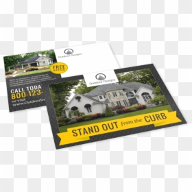 Stand Out Landscaping Eddm Postcard Template Preview - Flyer, HD Png Download - stand out png