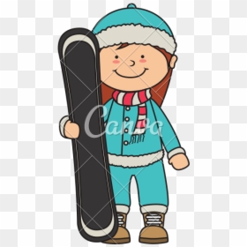 Girl Snowboarding Png - Vector Graphics, Transparent Png - snowboarding png