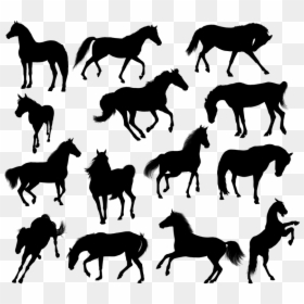 Horse, HD Png Download - running horse silhouette png