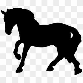 Horse With Question Mark, HD Png Download - running horse silhouette png