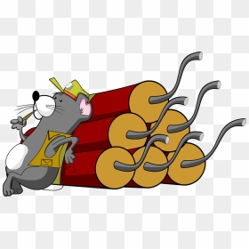 Gopher With Dynamite - Threat Bomb, HD Png Download - gopher png