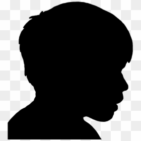 Png Of Girl And Boy Head - Boy Side Face Silhouette, Transparent Png - women silhouette png