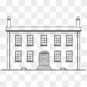 Mansion Colonial Home Canada Free Photo - Georgian Colonial House Drawing, HD Png Download - home vector png